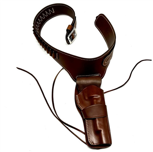 Cinturone vega cuoio western - cuoio,