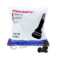 100 Valvole tubeless gomma
