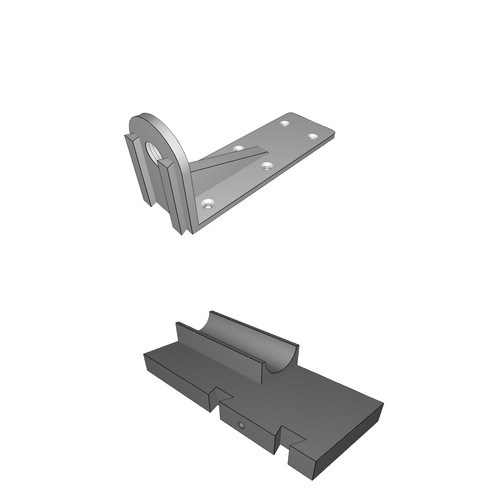 Supporto batteria 18650 - supporto,