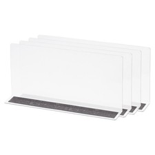 L-type shelf dividers, PVC