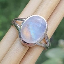 Natural Oval Fire Rainbow