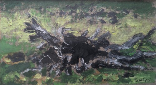 Orfeo tamburi huile sur - huile,