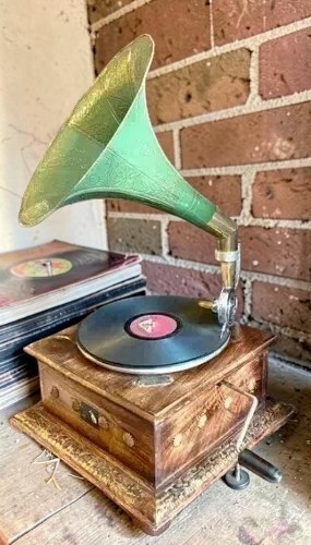 Grammofono antico fonografo - grammofono,