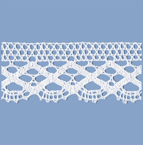 Merletto cotone ecru 10 - merletto, 63