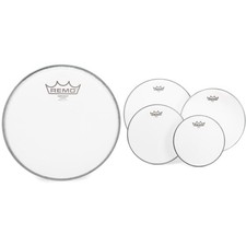 Confezione 5 pezzi Tom Drumhead Remo Emperor Coated