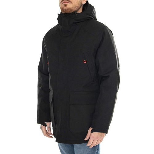 Insulated puffer parka - puffer, black
