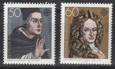 Deutschland Nr. 1049-1050** Europa CEPT 1980 - Bedeutende Persönlichkeiten