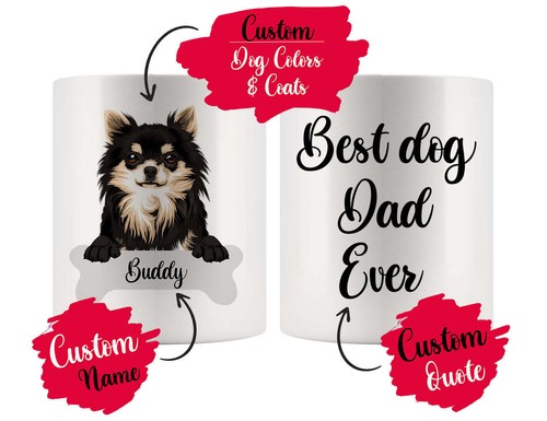 Tazza personalizzata pelo - a,