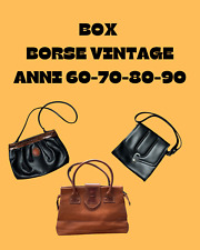 BOX BORSE VINTAGE ANNI 60-70-80-90 3 PEZZI