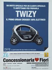 DEPLIANT - RENAULT TWIZY - IN ITALIANO