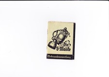 Maschera antigas Tedesca 2^ GM - Libretto Istruzioni da Originale