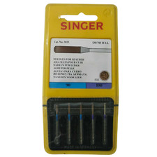 Aghi per Macchina da cucire Originali SINGER 90 100 Pelle Cuoio Velluto Fustagno