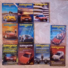 Riviste Quattroruote 1992 10 Numeri In Ottime Condizioni 