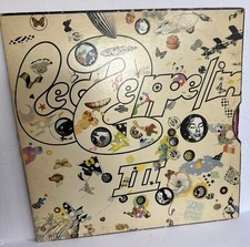 Led Zeppelin III Atlantic Gatefold Wheel Works Album 1st Press Vinyl Record 1970