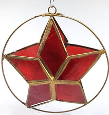 Capiz Shell Rosso 5 Punti