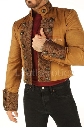 Giacca uomo cotone marrone