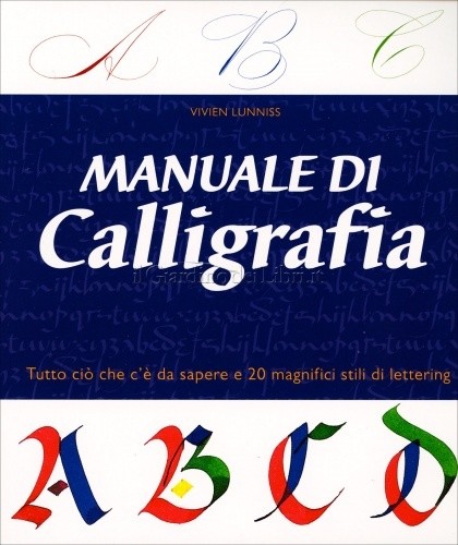 Libro manuale calligrafia - manuale, di
