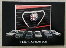 Brochure gamma Alfa Romeo 1982