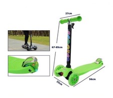Monopattino 3 Ruote Verde