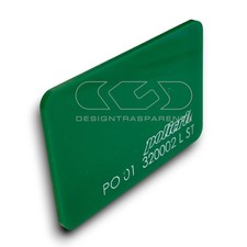 Lastra Plexiglass verde muschio pieno Policril 320002 su misura 3 mm