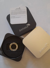 BARAKA fermasoldi uomo klips in oro 18 kt  e pvd nero FS21187