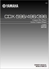 Yamaha CDX-596 / CDX-496 / CDX-396 Lettore Disco - Istruzioni - MANUALE UTENTE