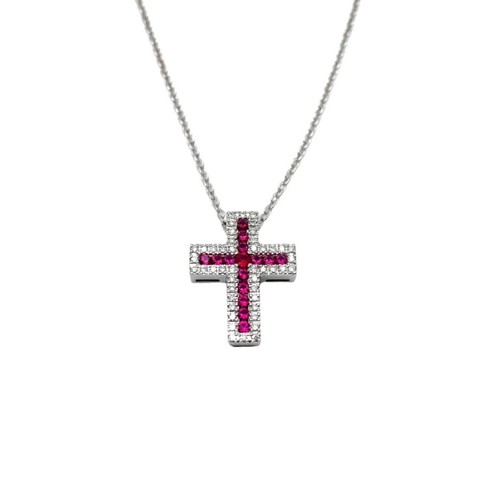 Collana con croce davite - collana, &
