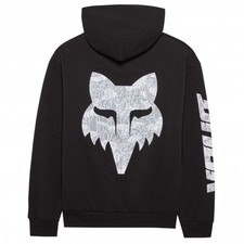 Fox (Edizione Limitata) Felpa con Cappuccio Oversize - Deegan DNGR HD38 (Nero)