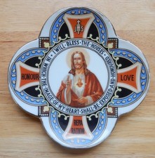 Bellissima Targa in Porcellana