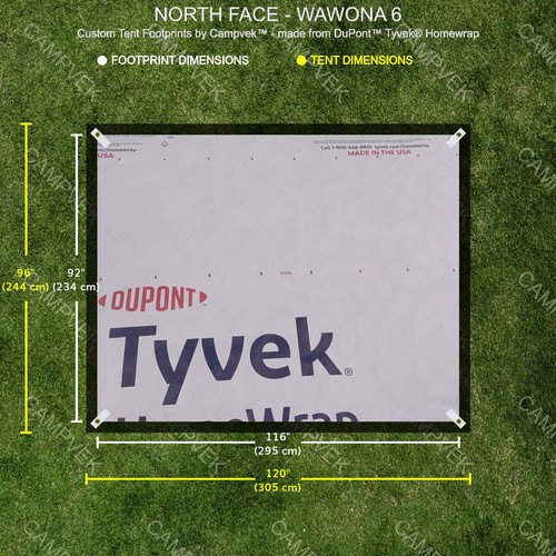 Tyvek footprint per tenda - tyvek,