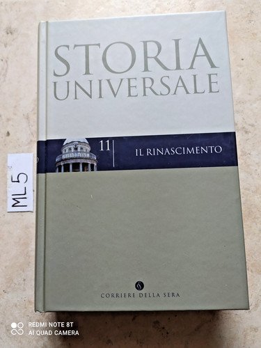 Libro rinascimento storia - il,