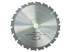 1PZ DISCO LAMA CIRCOLARE WIDIA DENTATURA ALTERNATA Ø MM.300 FORO 30 DENTI 20 SP: