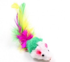 GIOCO TOPO CON PIUME PER GATTO