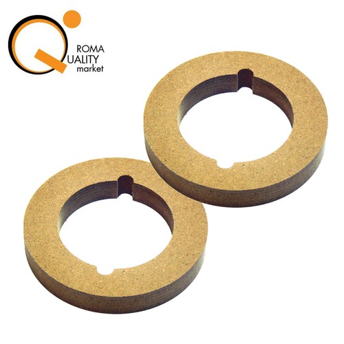 Coppia anelli mdf liscio - coppia,