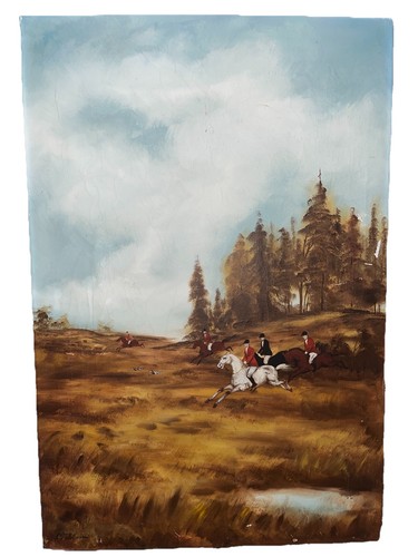 Grande quadro scena caccia - grande,