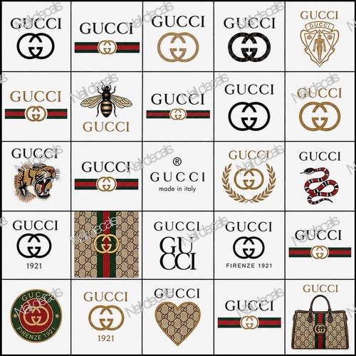 Gucci decalcomanie unghie - gucci,