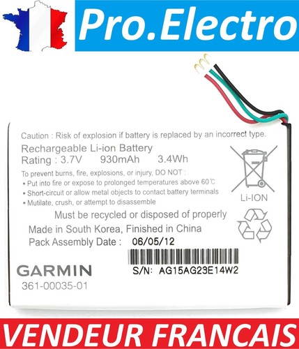 Original batterie gps garmin - original:batterie,
