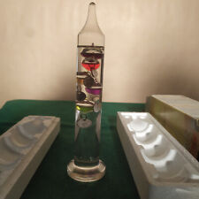 Termometro ambiente con sfere colorate galleggianti h.24 cm con scatola original