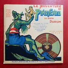 COLLODI - LE AVVENTURE PINOCCHIO SU DISCHI DURIUM 7° Puntata (1933) 2 Dischi