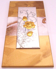 QUADRO ARGENTO cm40x16 ROSE
