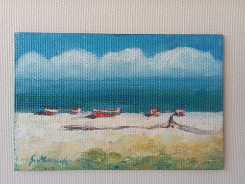 Quadro paesaggio marino - quadro,