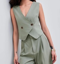 Donna Rete Gilet Cappotto