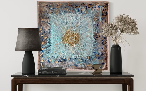 Quadro astratto materico - astratto,