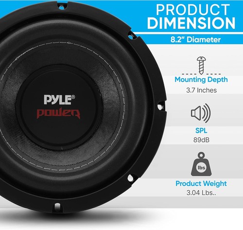 Pyle plpw8d subwoofer 800 - plpw8d, 8
