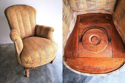 Antica poltrona comoda - poltrona, /