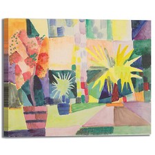 Macke giardino lago Thun