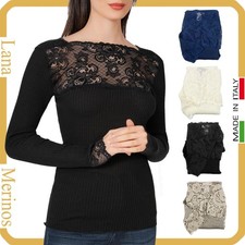 Maglia Intima Donna Lana