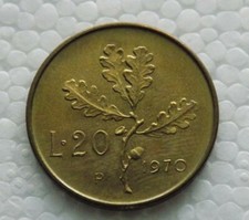  20 Lire 1970 - P anzichè R 