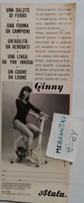 GINNY ATALA CYCLETTE CICLISMO 1988 PUBBLICITÀ ADVERTISING WERBUNG CLIPPING
