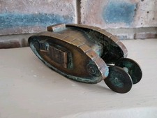 Trench Art WW1 Brass Model Of